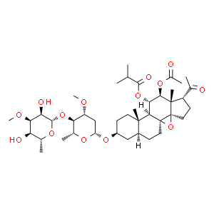通關(guān)藤苷B；11-O-異丁?；?12-O-乙?；P(guān)藤甘元B-3-O-茯苓二糖基