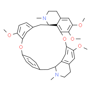 粉防己堿；漢防己甲素