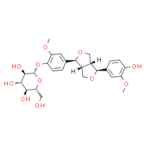(+)松脂素-β-D-吡喃葡萄糖苷